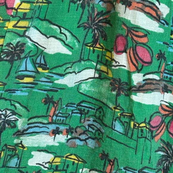 Nanette Lepore Printed Flounce Midi Skirt Size Large NWT - Picture 4 of 9